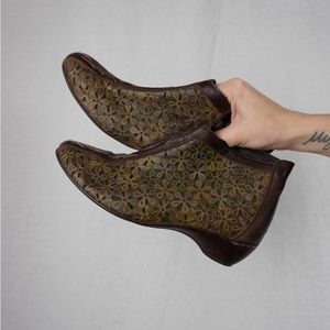 Pikolinos Romana Leather Heeled Booties